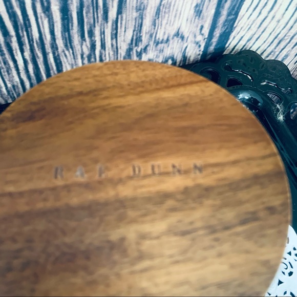 Rae Dunn Black Jar wood Lid NWT - Picture 4 of 5